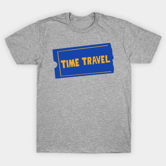 Time Travel Blockbuster Parody T-Shirt by Sparkleweather